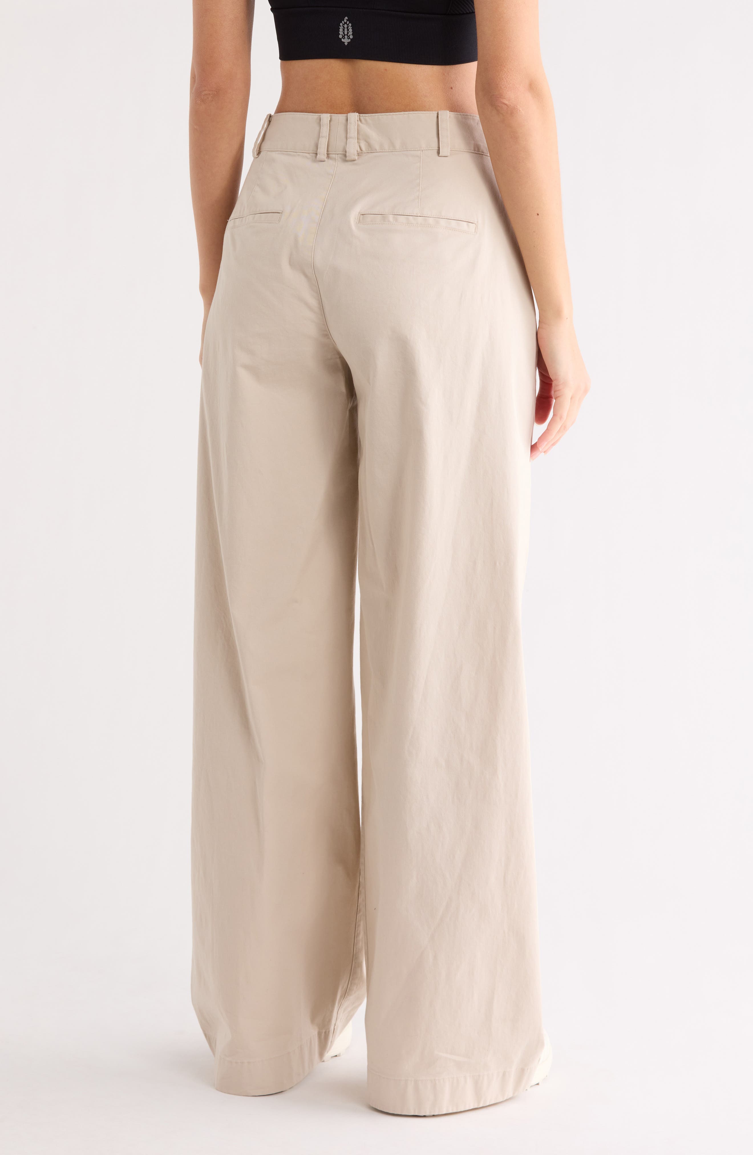 Washed Cotton Wide Leg Pants - image 4