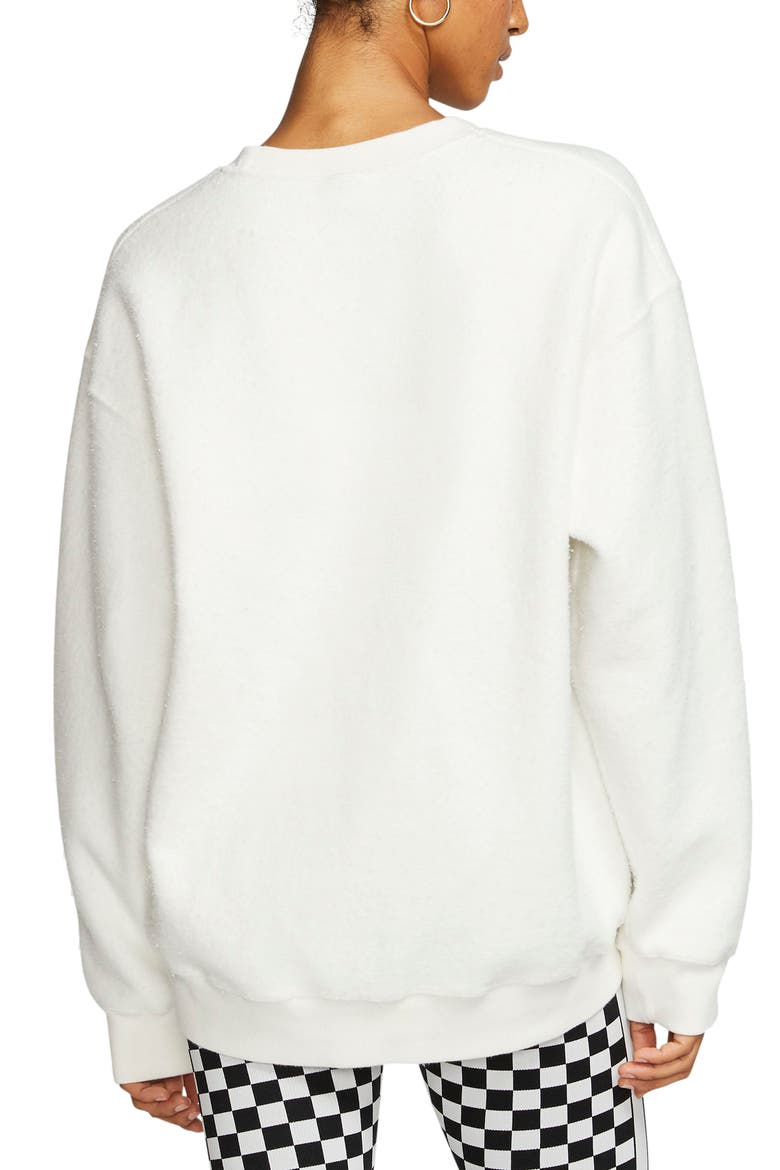 x Olivia Kim NRG Fleece Crewneck Sweatshirt, Alternate, color, SAIL