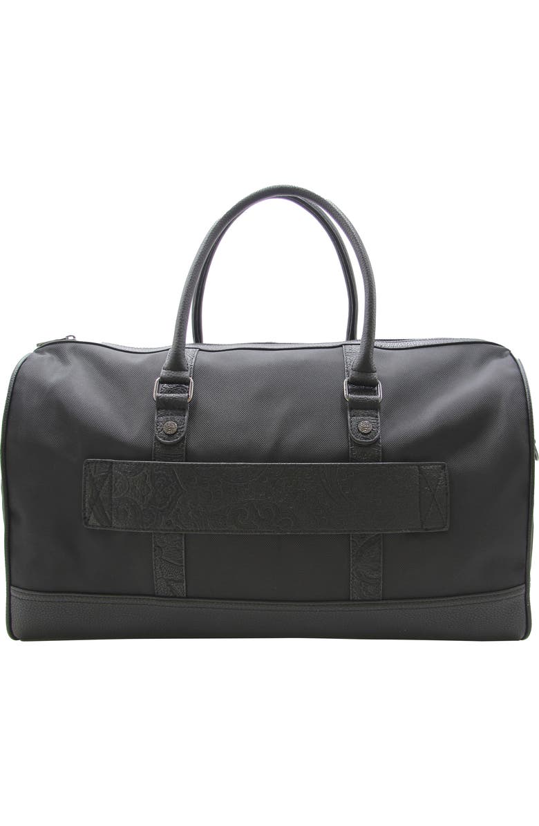 Robert Graham Gene Canvas Duffle Bag, Alternate, color, Black