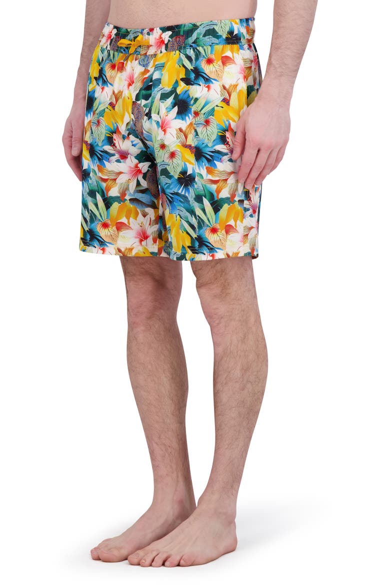 Quickdry Boxer Board Shorts, Alternate, color, TIGERS