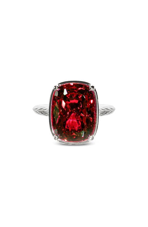 Elongated Cushion-Cut Cubic Zirconia Cocktail Ring