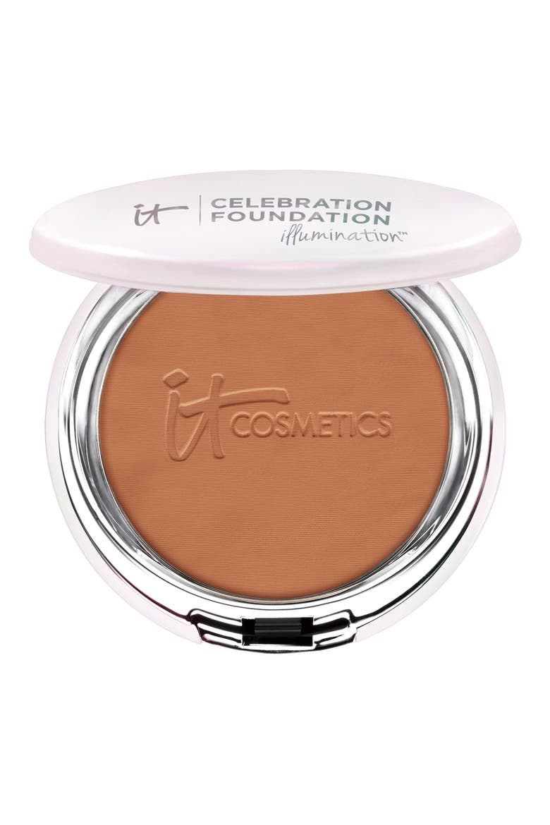Celebration Foundation Illumination™ Full Coverage Anti-Aging Hydrating Powder Foundation, Main, color, DEEP (W)