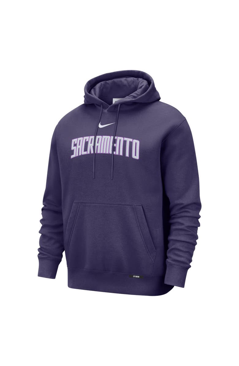 Nike Men's Nike  Purple Sacramento Kings 2025/26 City Edition Essential Remix Club Hoodie, Alternate, color, Purple