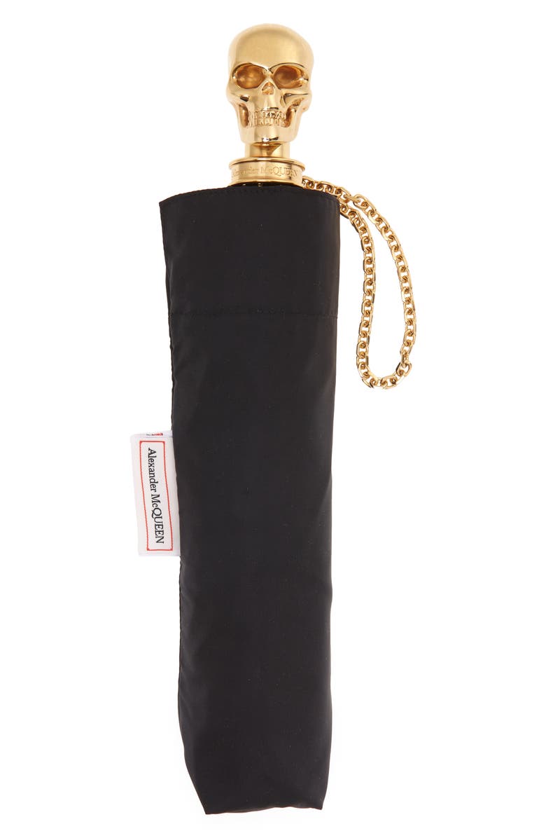 McQueen Alexander McQueen Skull Umbrella, Alternate, color, 