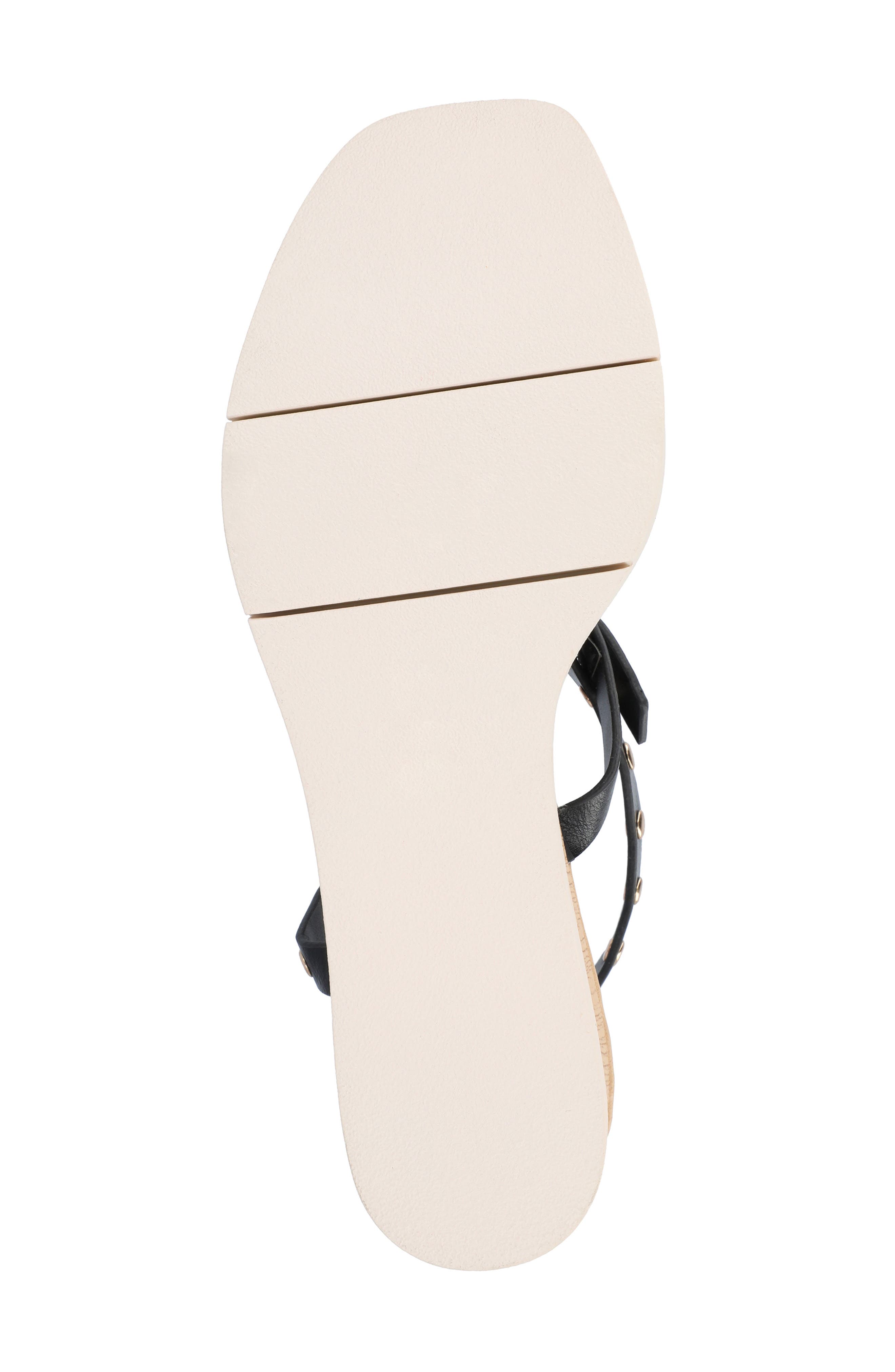 Journee Collection Lindsay Studded Platform Sandal, Alternate, color, Black
