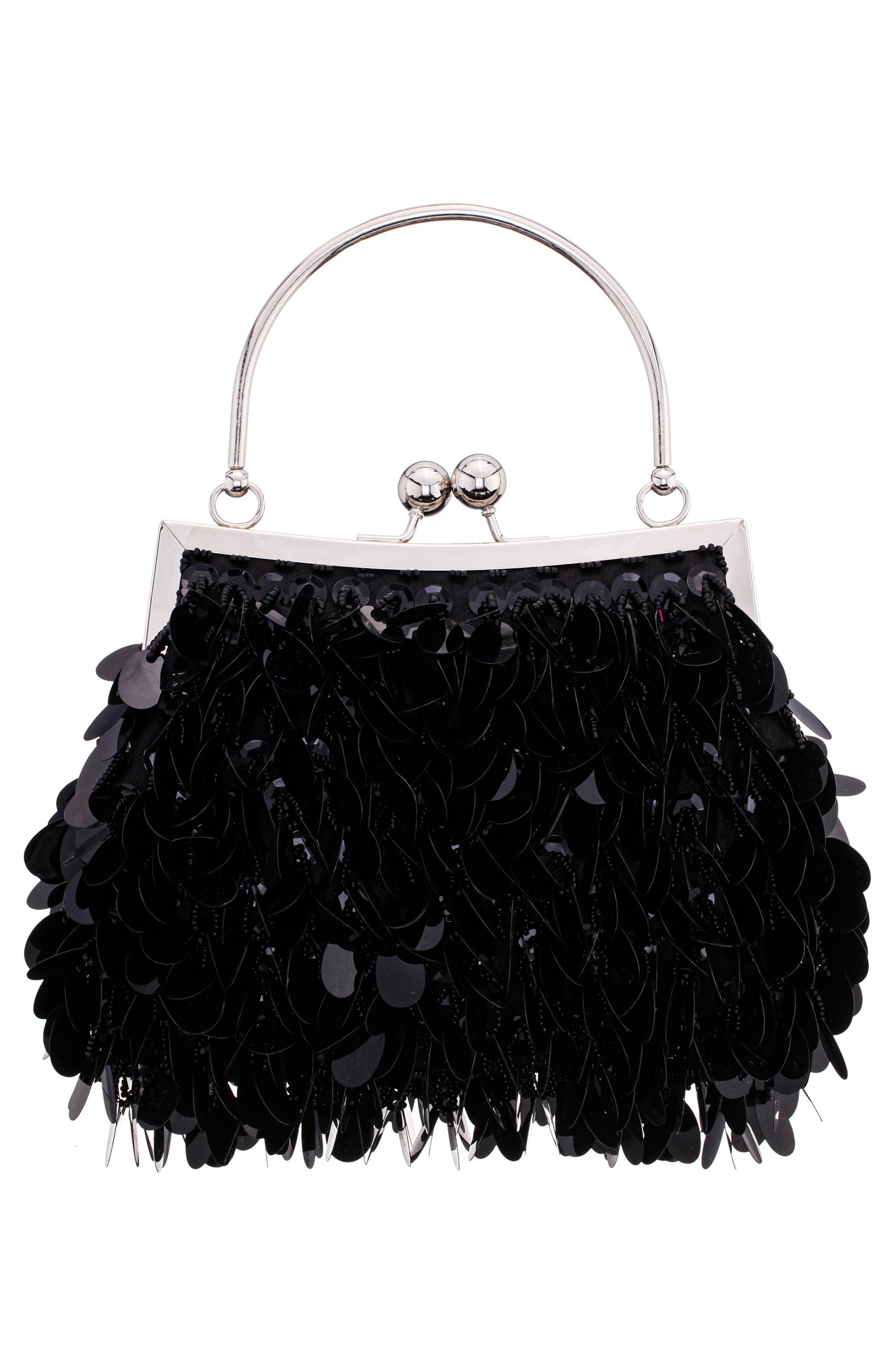 Nina Fleur Frame Clutch, Alternate, color, 