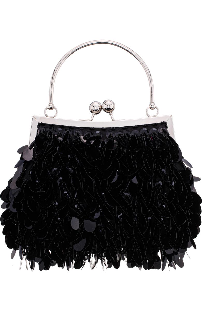 Nina Fleur Frame Clutch, Alternate, color,