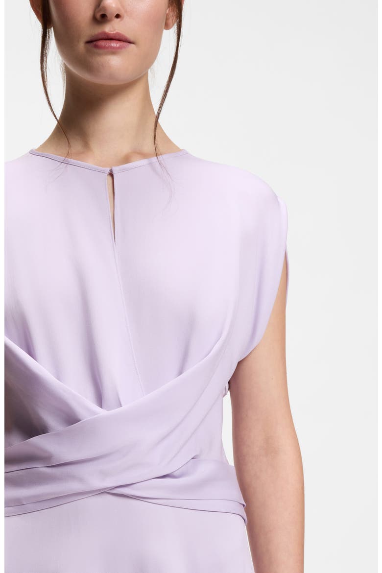 Devari Wrap Bodice Dress, Alternate, color, LAVENDAR TIDE