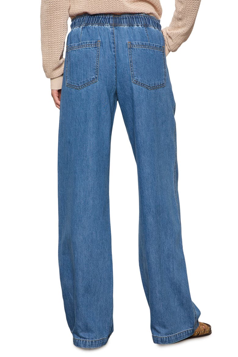 All Aboard Cotton & Linen Pants, Alternate, color, CELESTIAL BLUE
