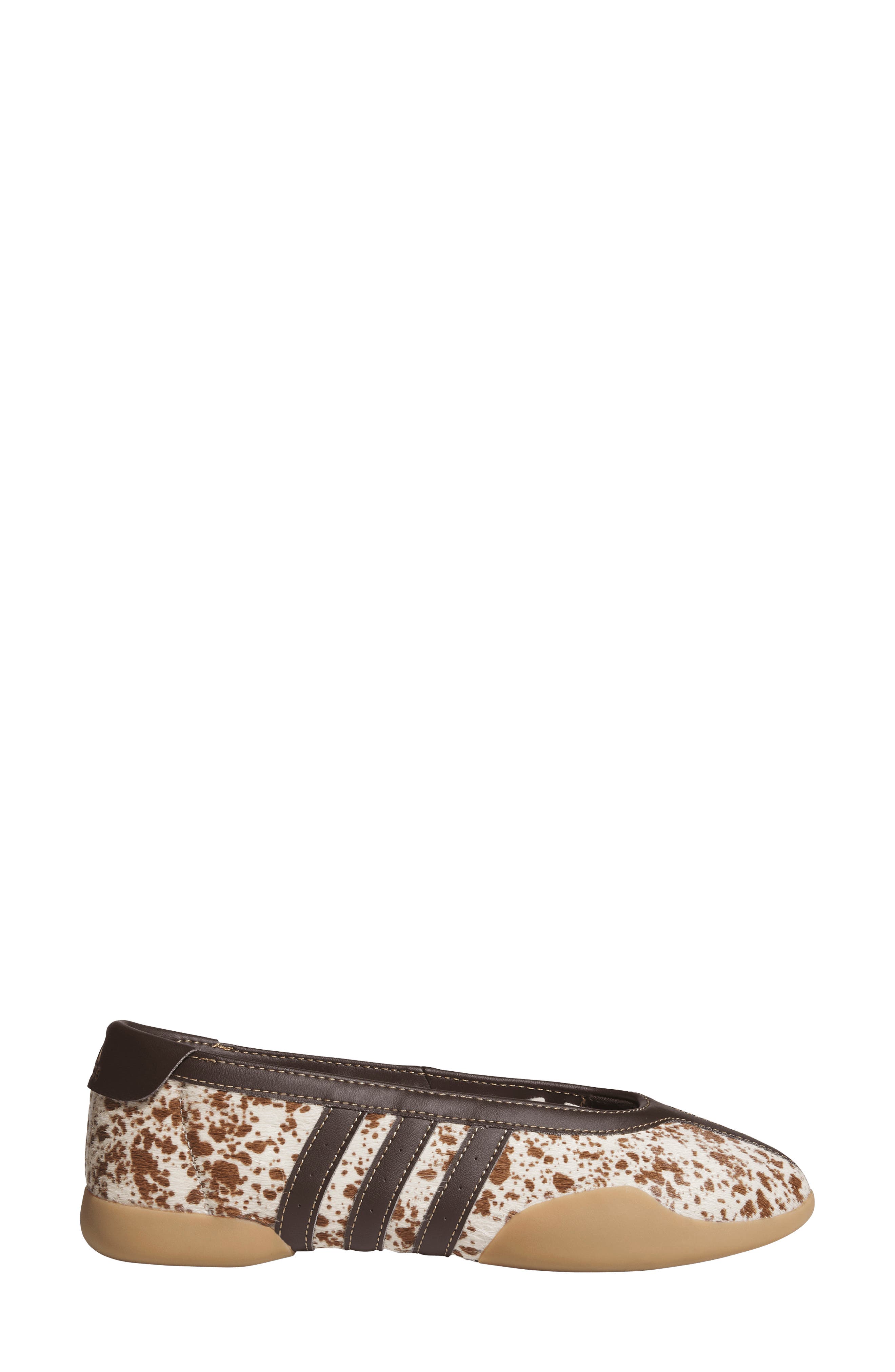 Taekwondo Mei Ballet Flat, Alternate, color, OWHITE/DBR