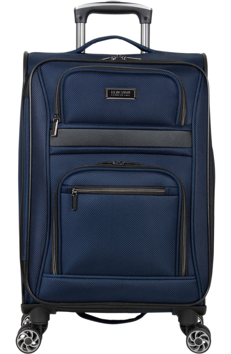 Kenneth Cole Reaction Rugged Roamer 20" Lightweight Dobby Softside Expandable 8-Wheel Spinner Carry-On Luggage, Main, color,