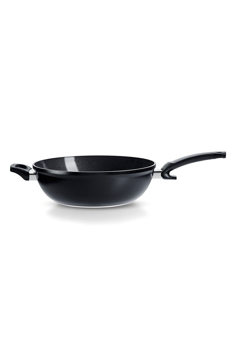 Ceratal® Ceramic Non-Stick Wok 12.6" with helper handle, Main, color, Orbit Black