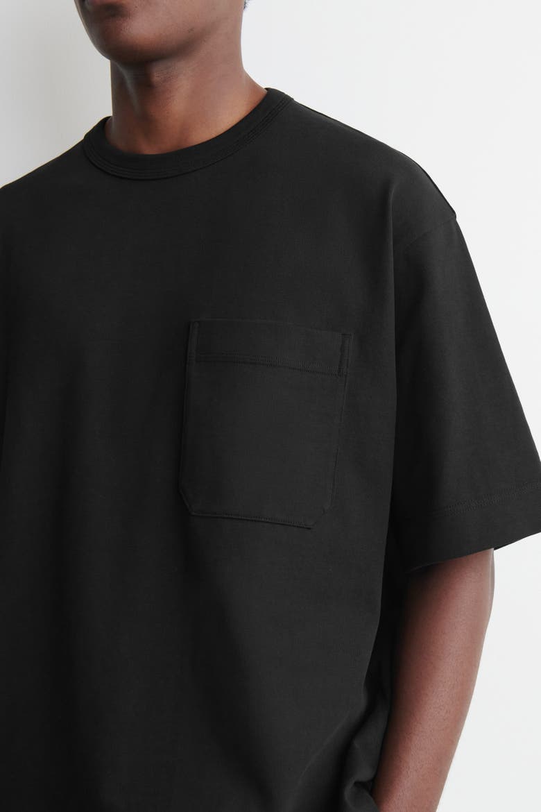 Oversized Heavyweight T-Shirt, Alternate, color, BLACK