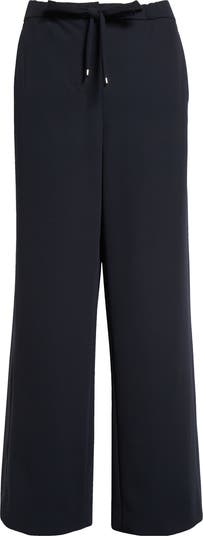 Max Mara Argenta Drawstring Virgin Wool Ankle Pants | Nordstrom