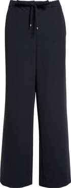 Max Mara Argenta Drawstring Virgin Wool Ankle Pants