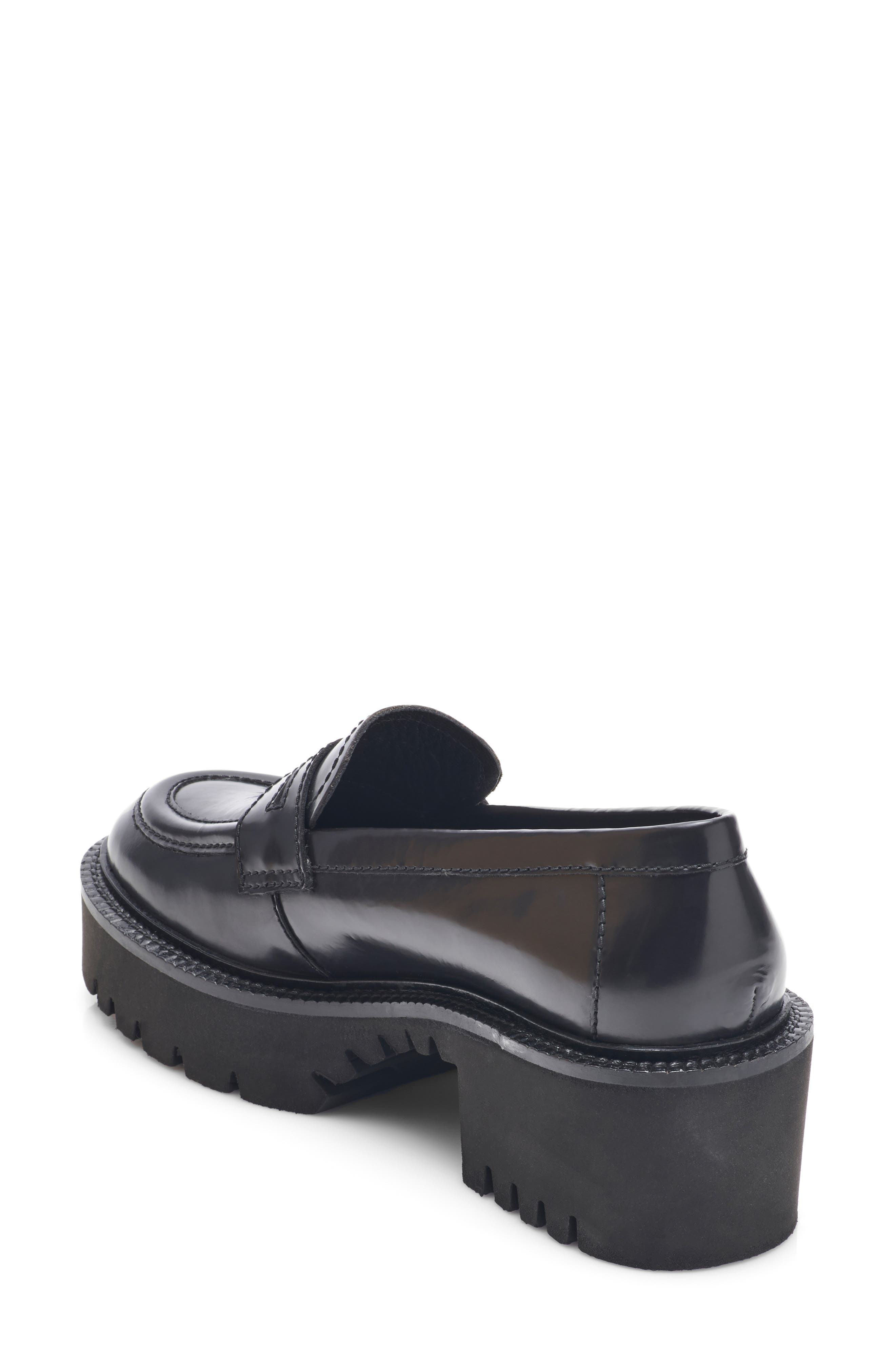 Free People Decker Platform Penny Loafer, Alternate, color, 