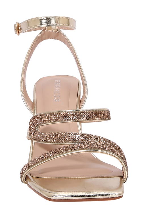BERNESS BERNESS LILIA RHINESTONE ANKLE STRAP SANDAL
