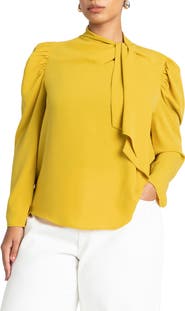 ELOQUII Drape Front Blouse