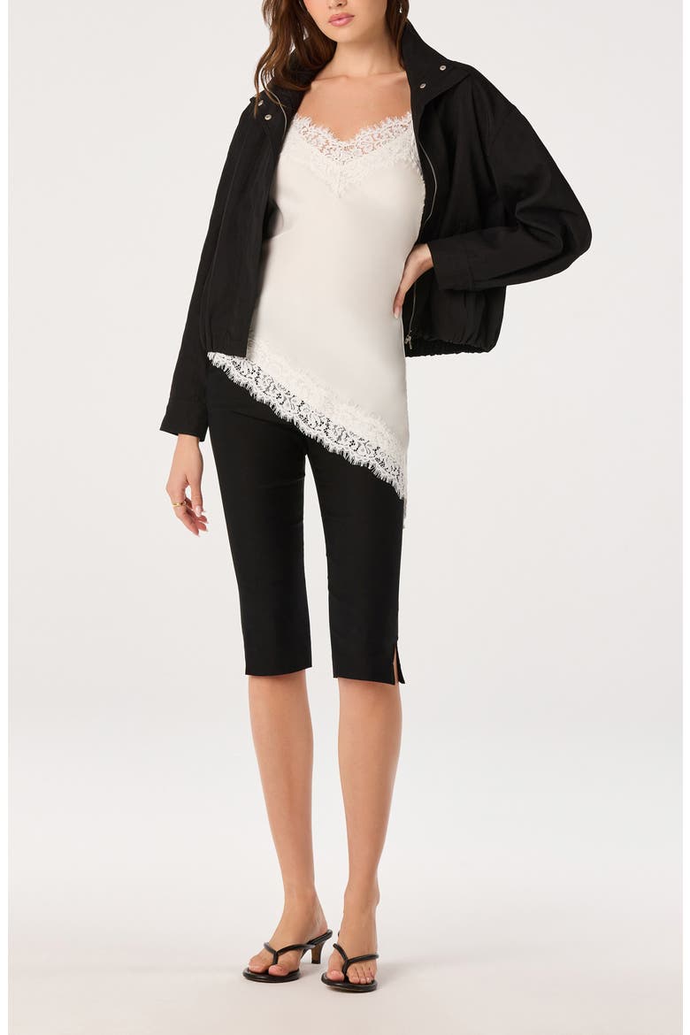 Collins Bomber Jacket, Alternate, color, BLACK