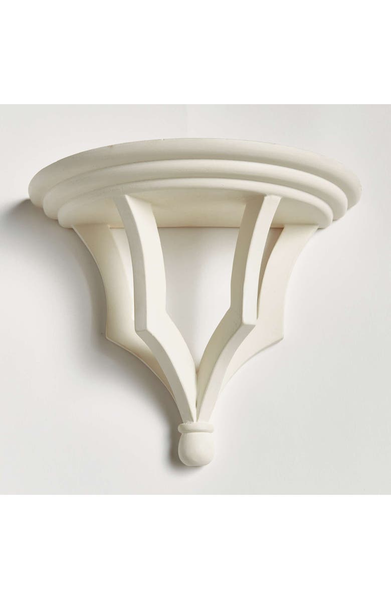 Napa Home & Garden Bennett Antique White Floating Wall Shelf, Alternate, color, White