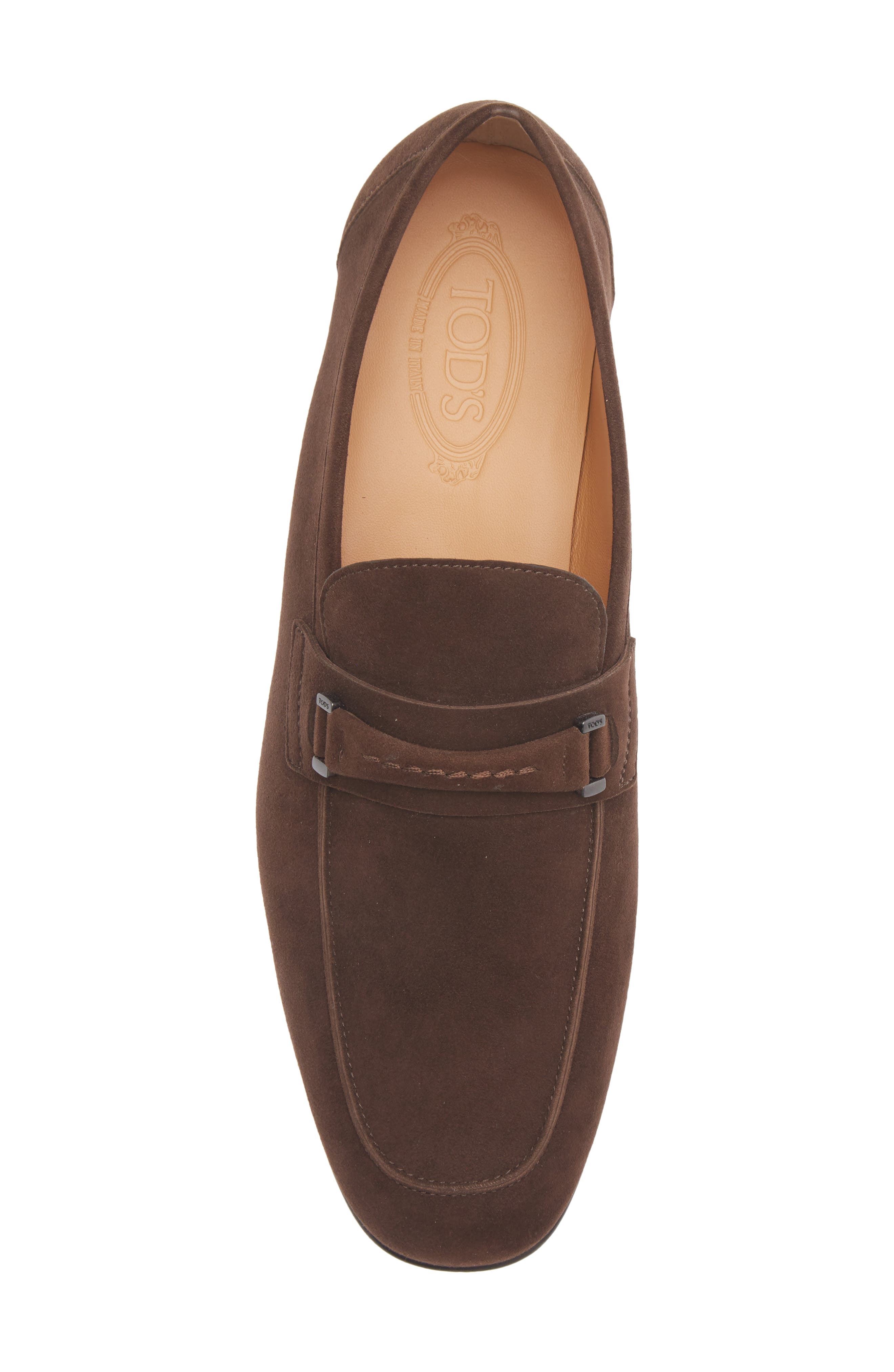 Pashmy Suede Loafer, Alternate, color, MARRONE AFRICA