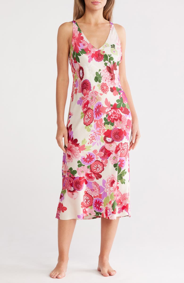 Natori Sofia Matte Satin Night Gown, Main, color,