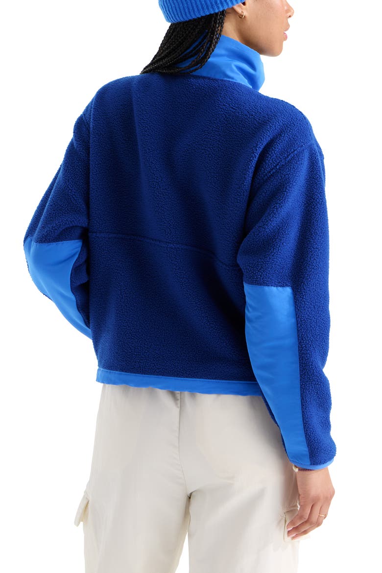 Yumiori Off Peak Full Zip Fleece Jacket, Alternate, color, BOLD BLUE ACTIVE BLU