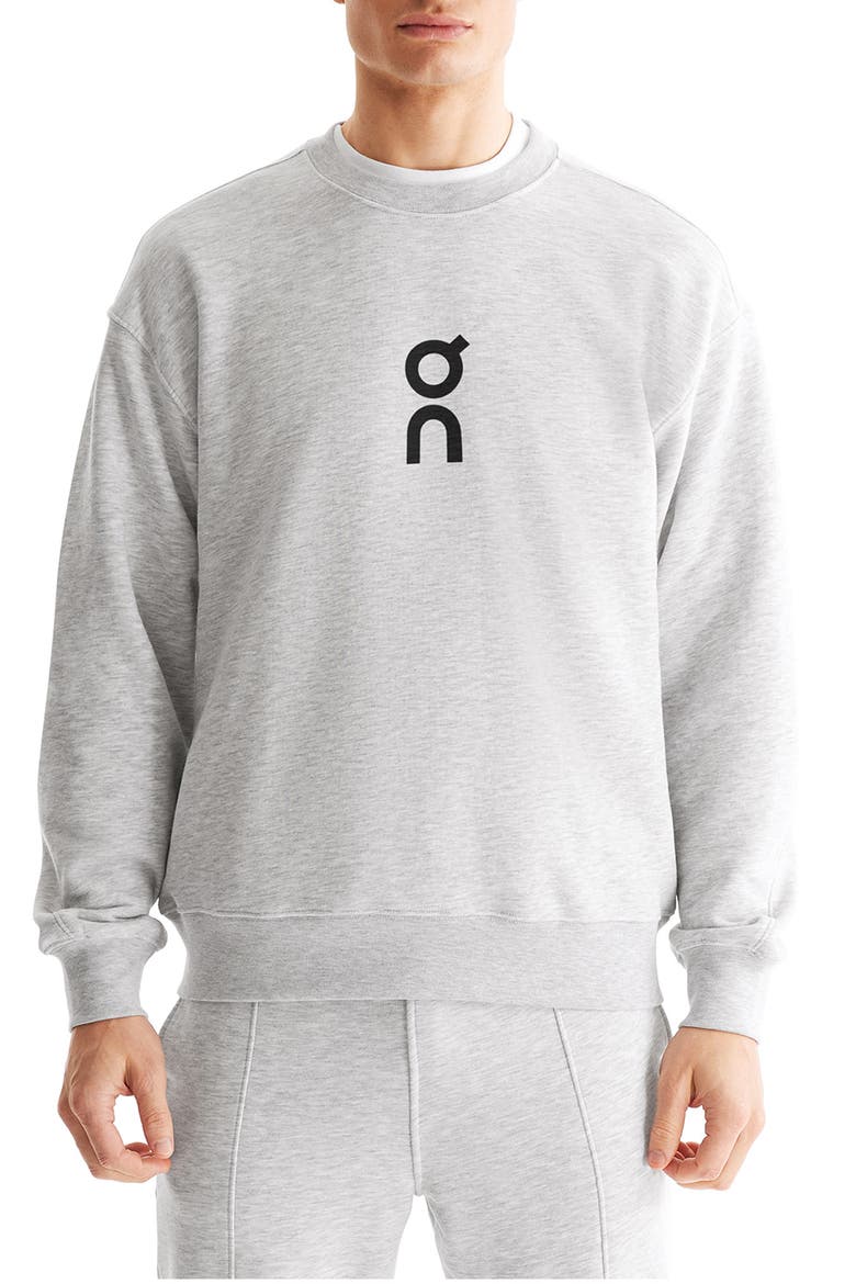 Club Crewneck Cotton Blend Sweatshirt, Main, color, CRATER