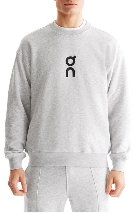 Club Crewneck Cotton Blend Sweatshirt