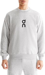 On Club Crewneck Cotton Blend Sweatshirt