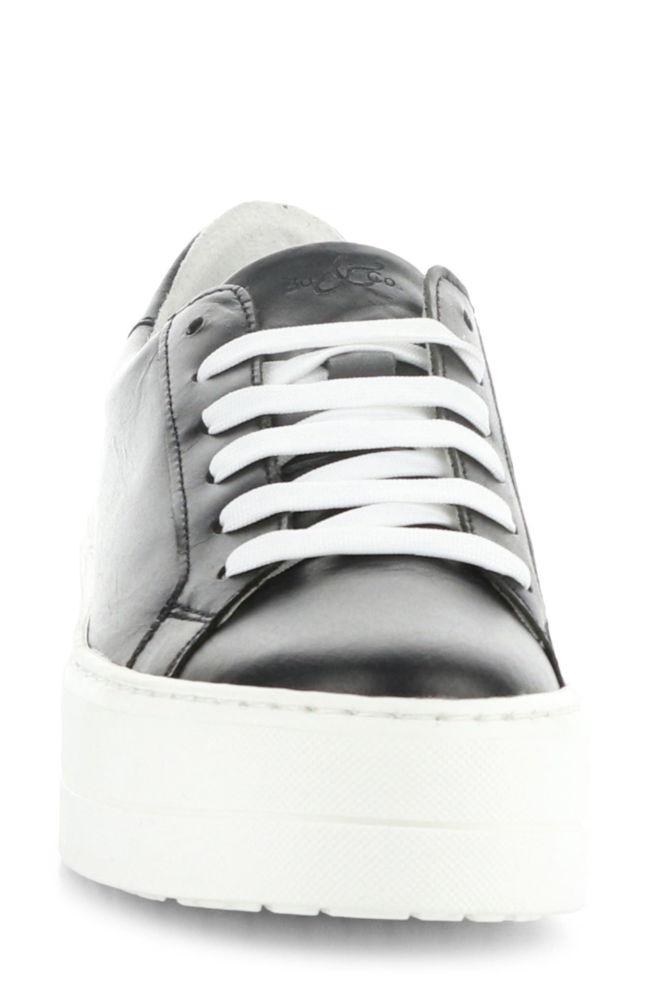 Bos. & Co. Maya Platform Sneaker, Alternate, color, Black/ White