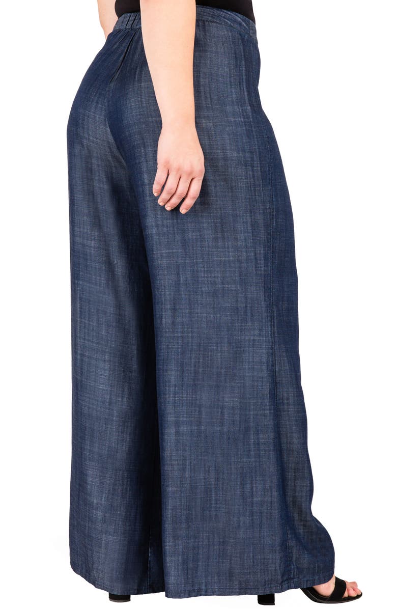 Standards & Practices Olga Wide Leg Denim Pants, Alternate, color, 