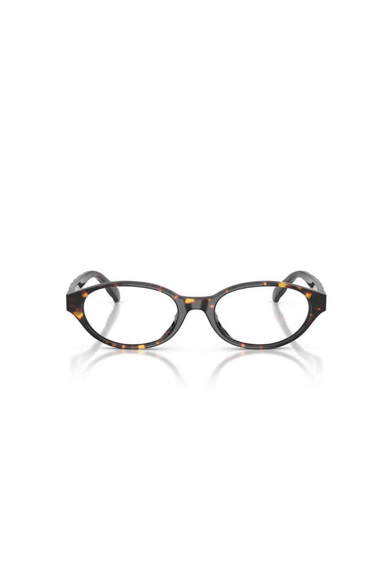 52mm Oval optical glasses, Alternate, color, Tortoise