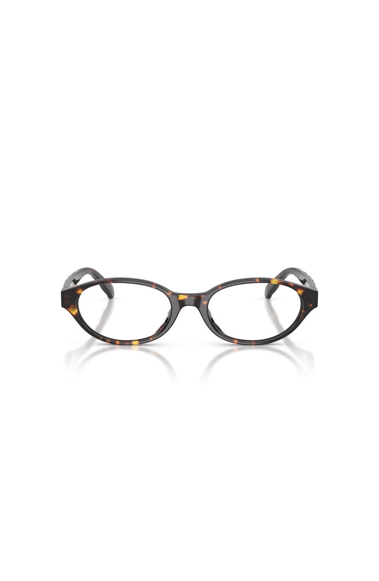 Tory Burch 52mm Oval optical glasses, Alternate, color, Tortoise