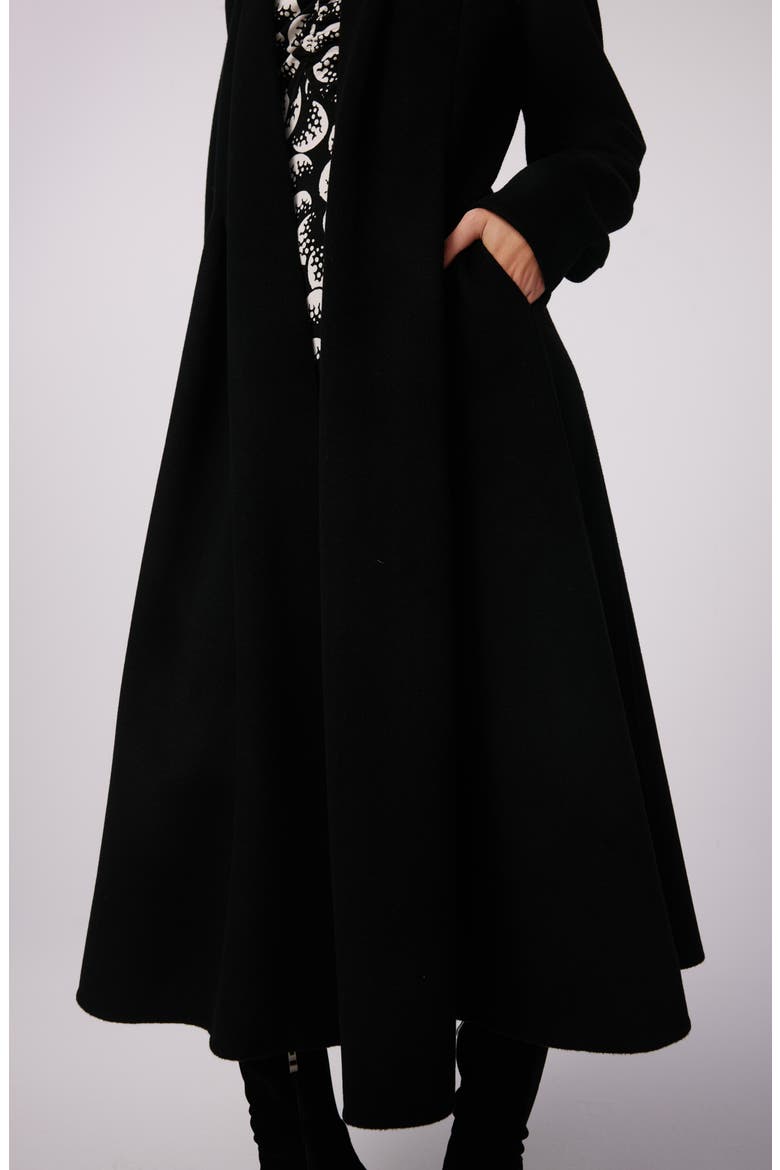 Bubba Wool Wrap Coat, Alternate, color, BLACK