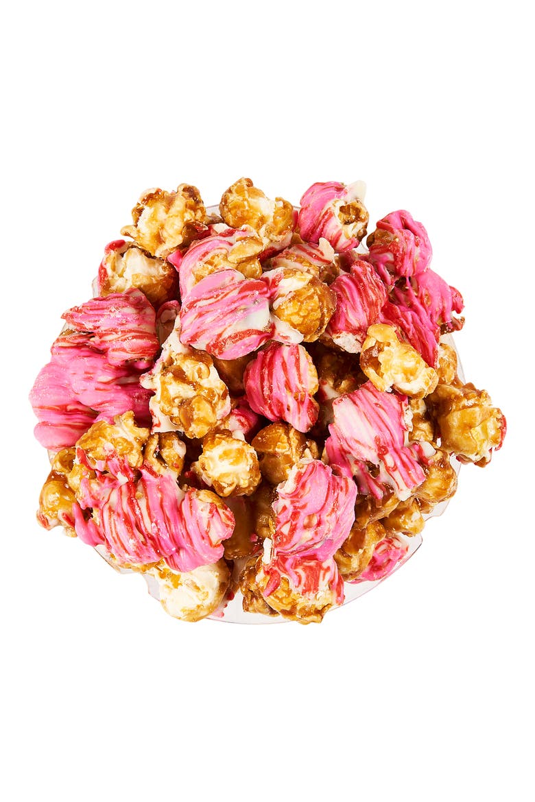 You Make My Heart Pop Drizzled Popcorn, Alternate, color, MULTI