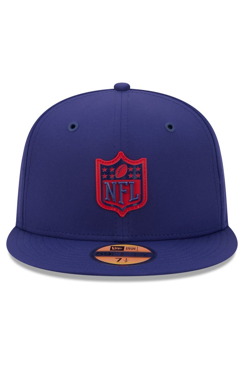 Men's New Era Blue NFL 2026 Sideline 59FIFTY Fitted Hat, Alternate, color, Blue