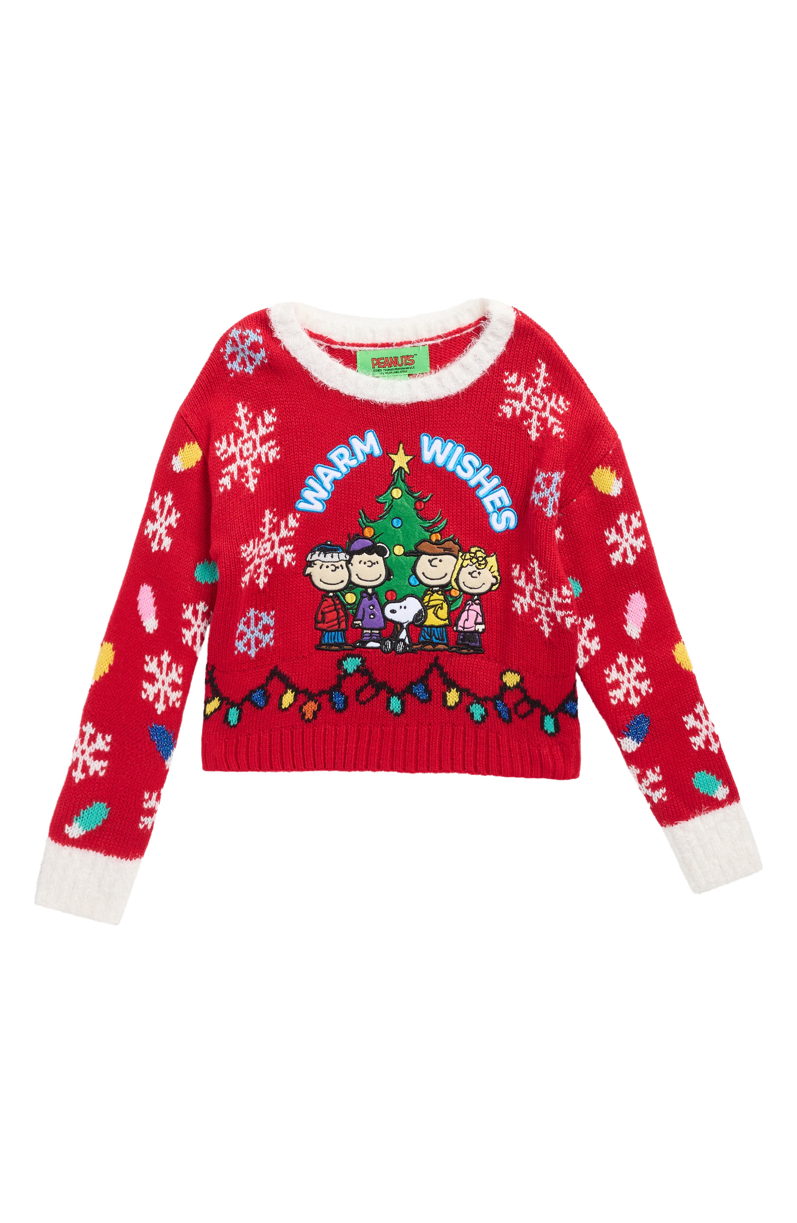 PEANUTS Kids' Peanuts Holiday Sweater