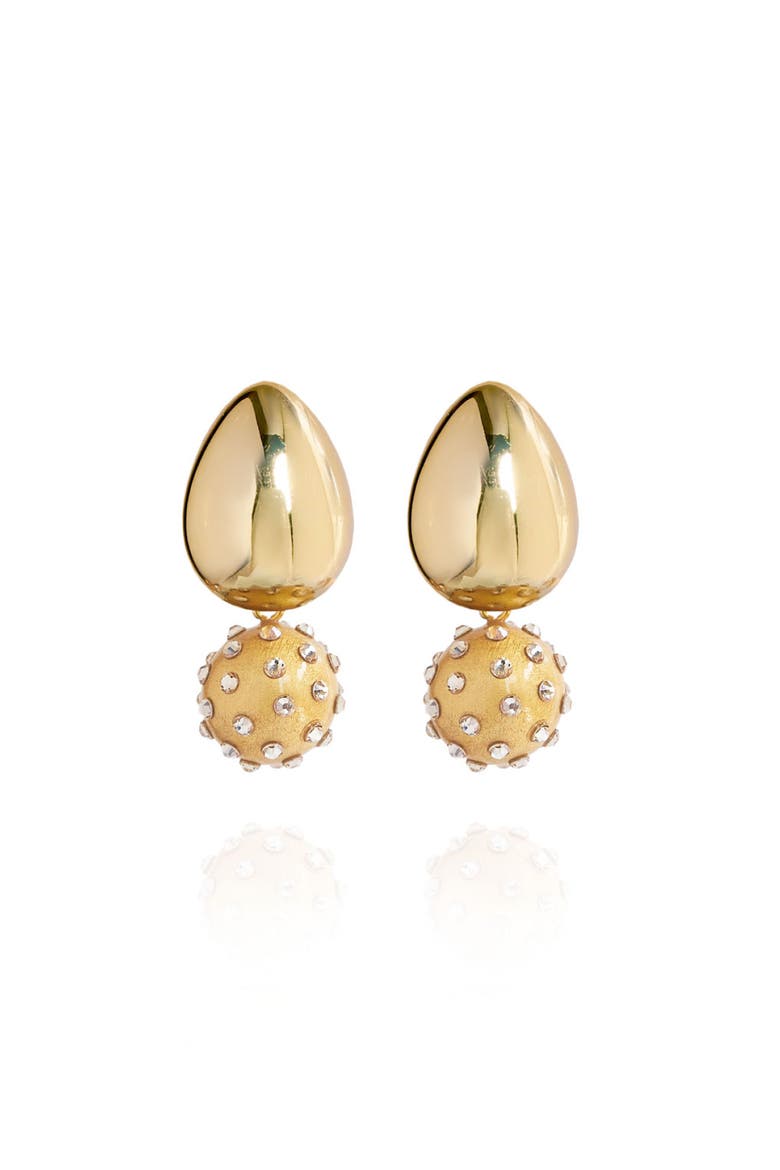 Tulia Jet Earrings, Main, color, Golden Luxe