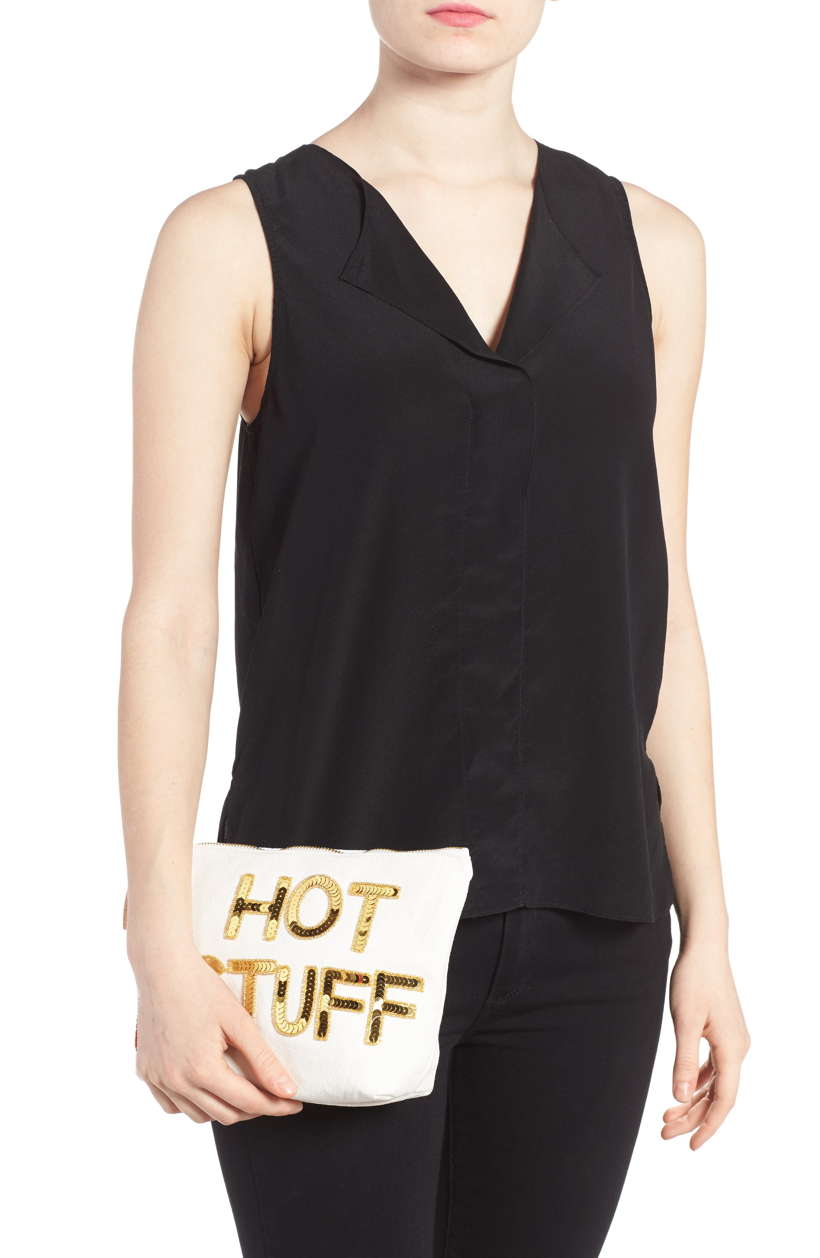 Hot Stuff Pouch, Alternate, color, IVORY