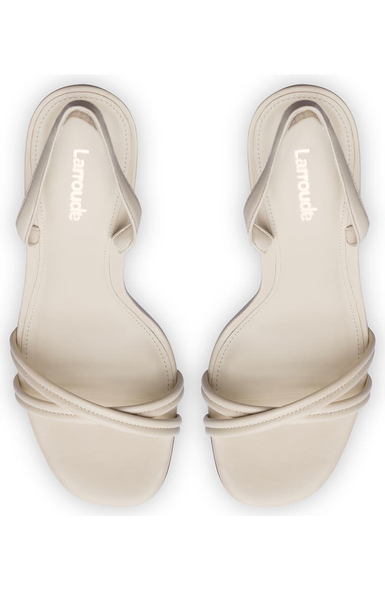 Larroudé Annie Sandal, Alternate, color, Ivory