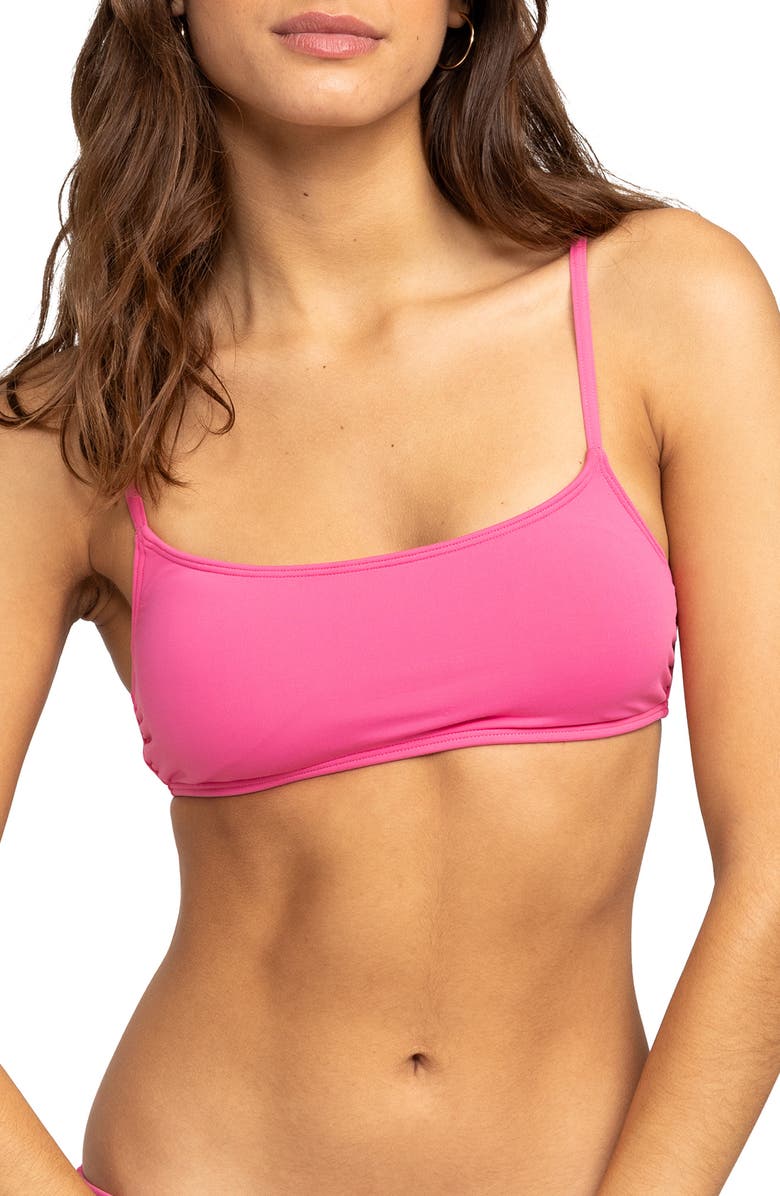 Roxy Beach Classics Bralette Bikini Top, Main, color,
