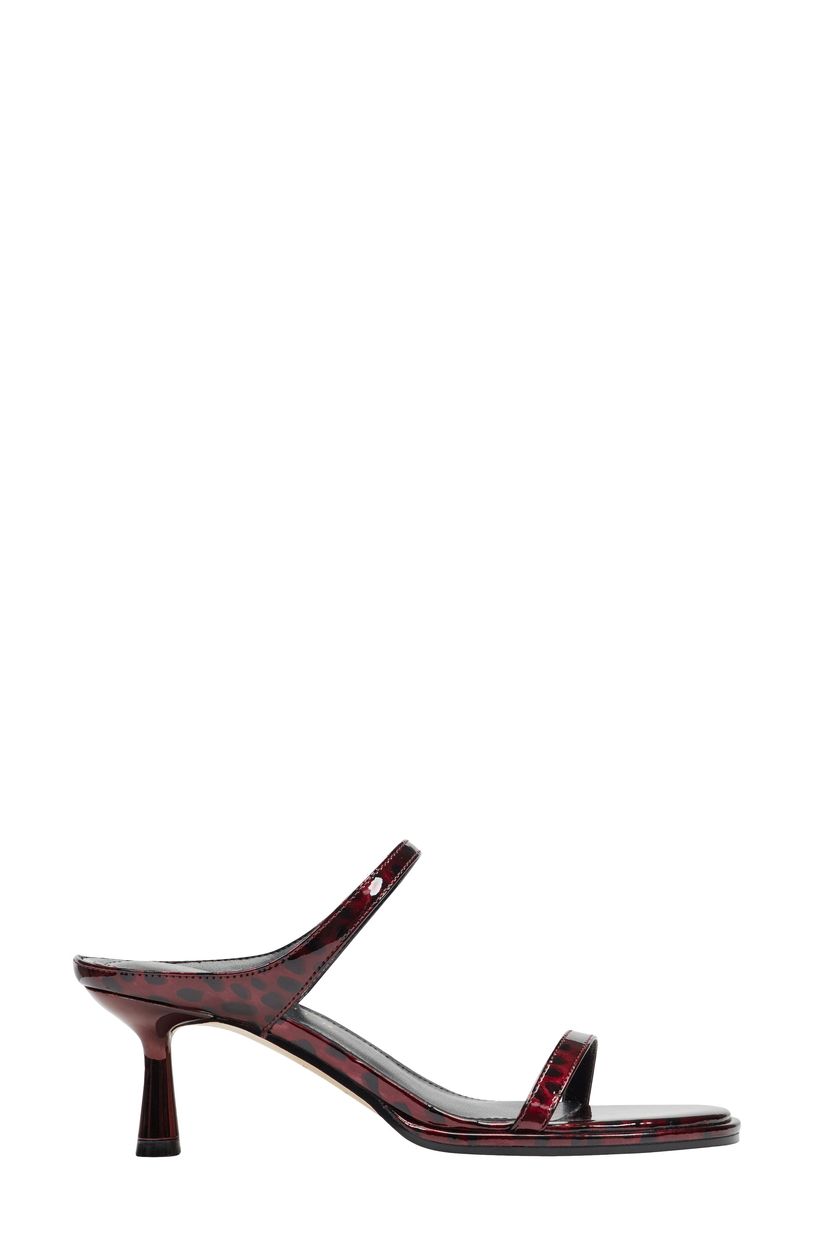 Marc Fisher LTD Alonde Slide Sandal, Alternate, color, Dark Red 2