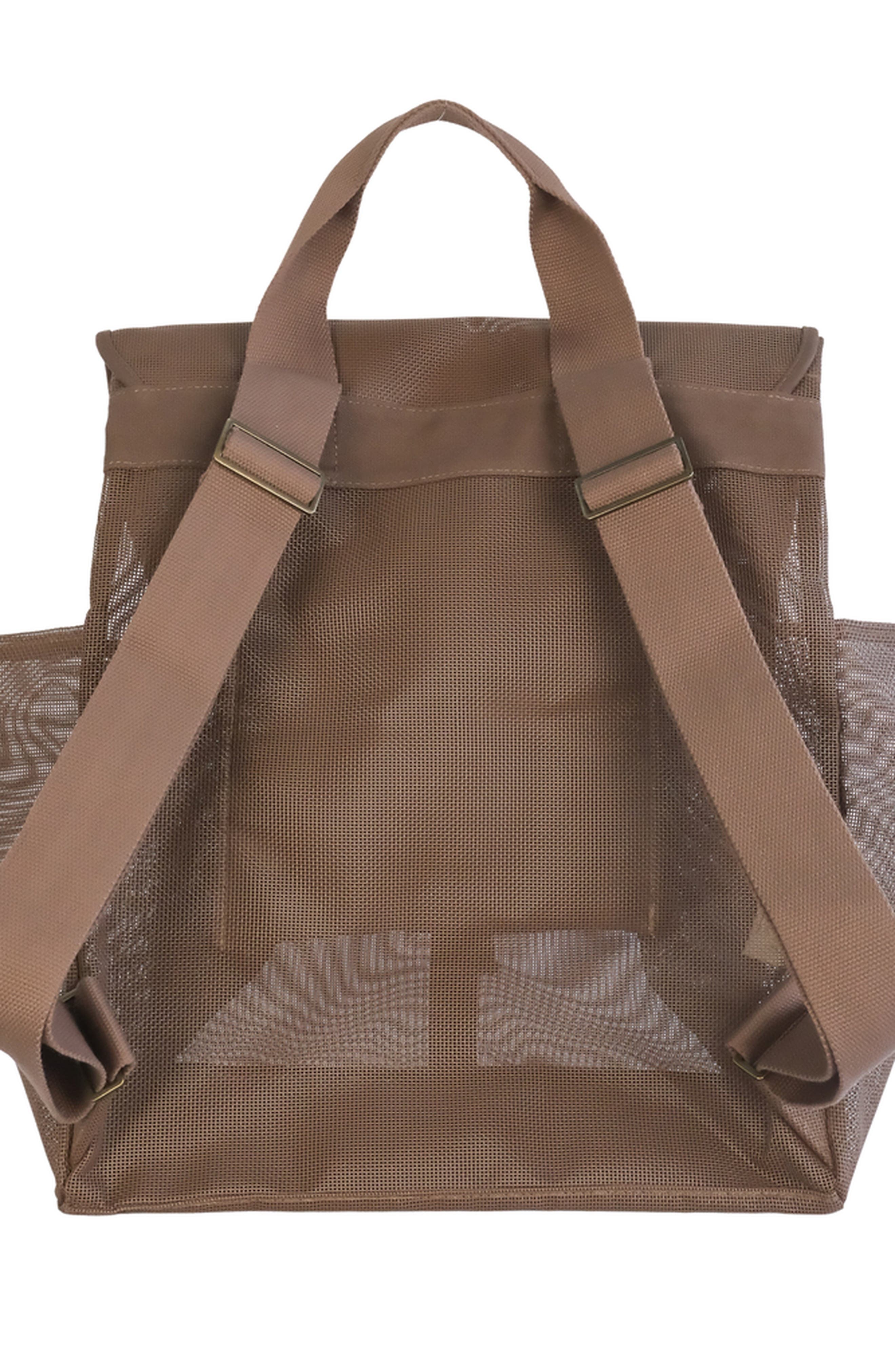 Sande Beach Hauler Mesh Backpack, Alternate, color, Espresso