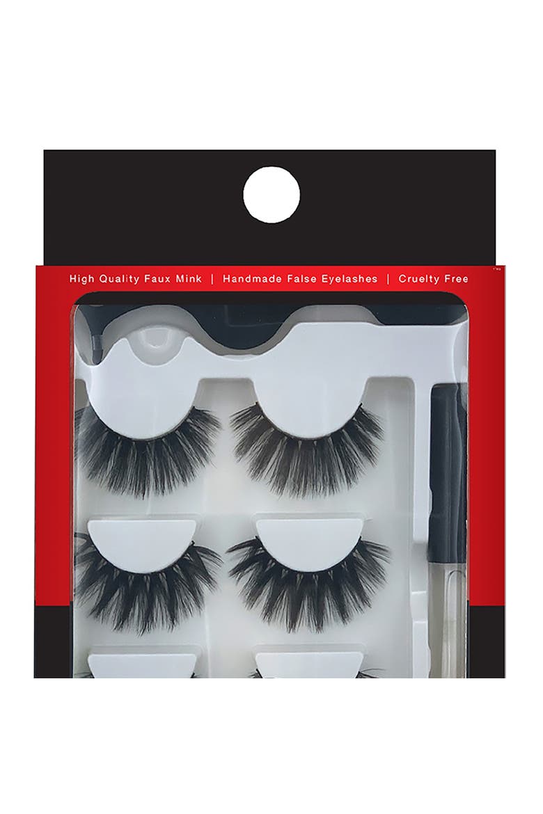Faux Mink Style False Eyelashes Extensions, Alternate, color, Black