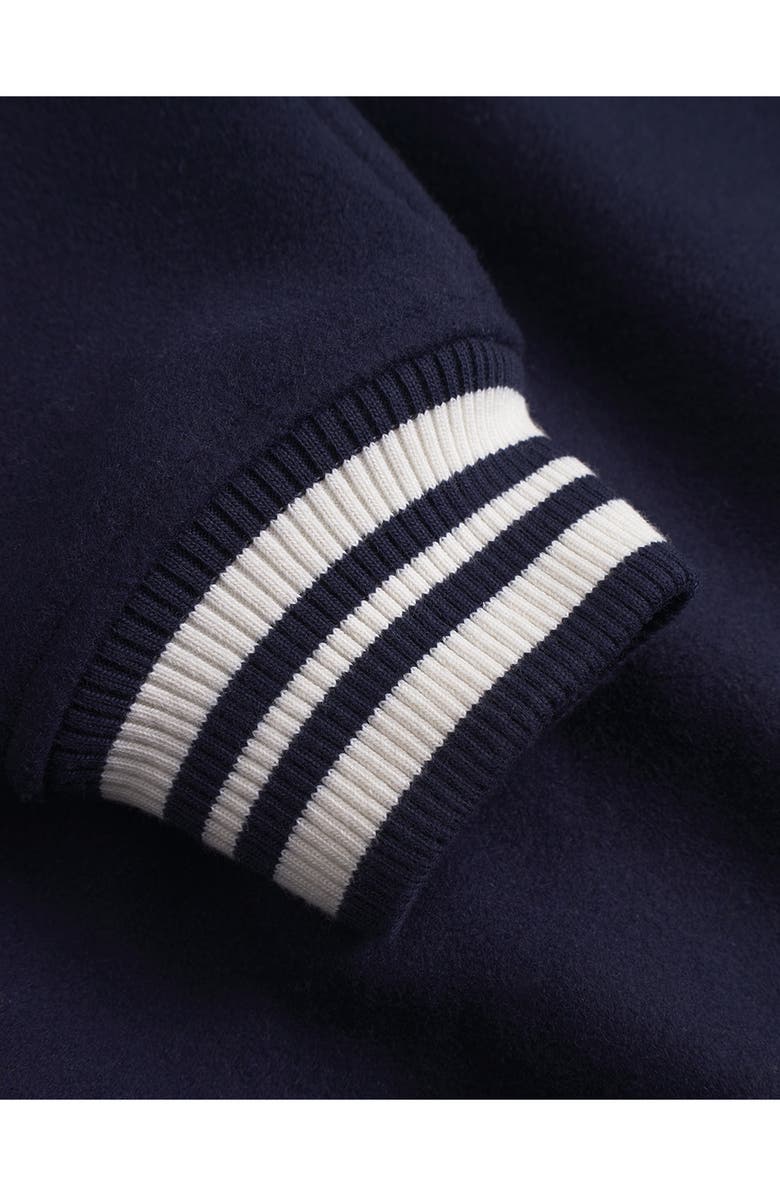 Les Deux Yale Wool Blend Varsity Jacket, Alternate, color, 