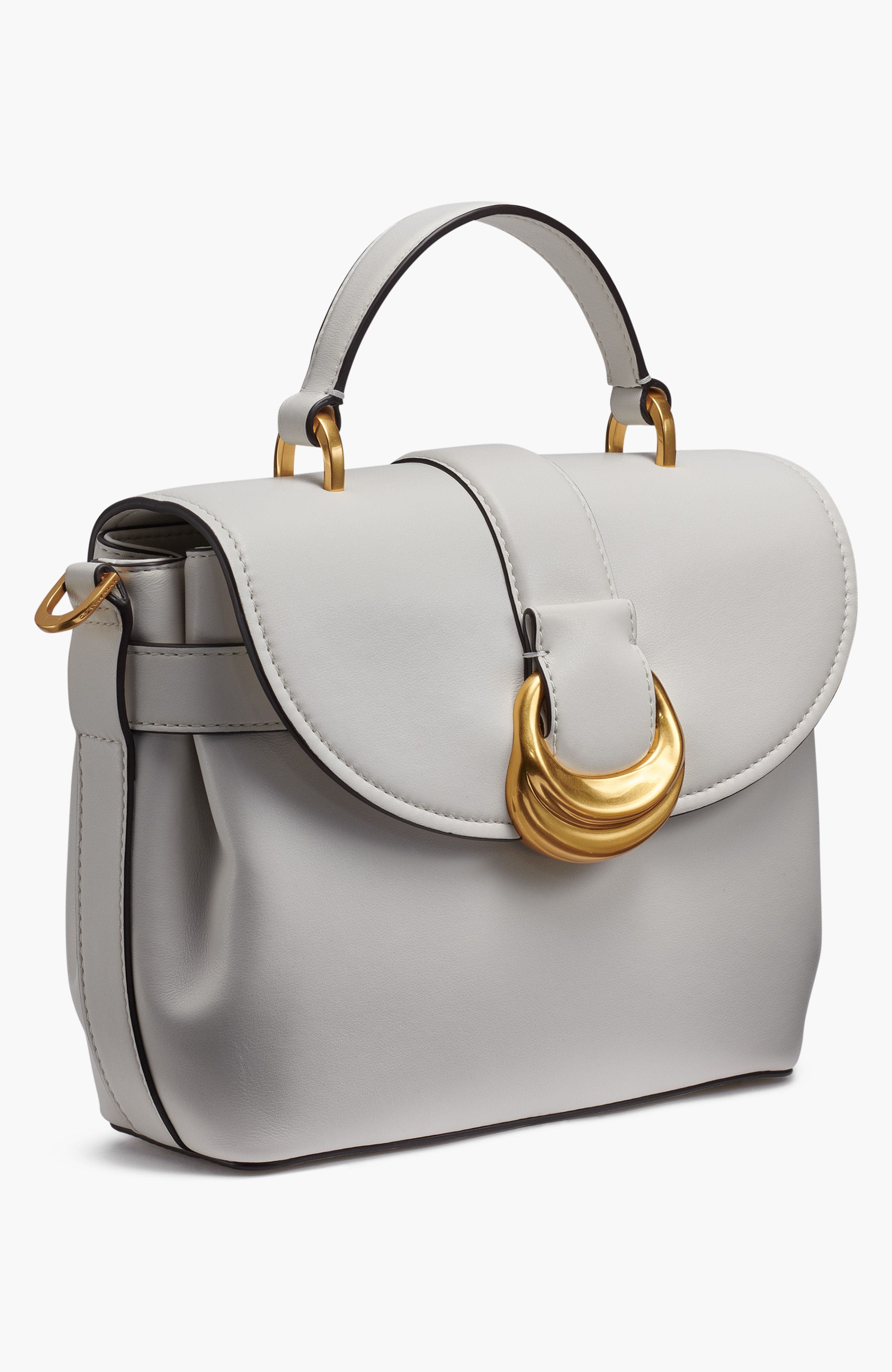 Donna Karan New York Valley Stream Satchel, Alternate, color, Brillant White