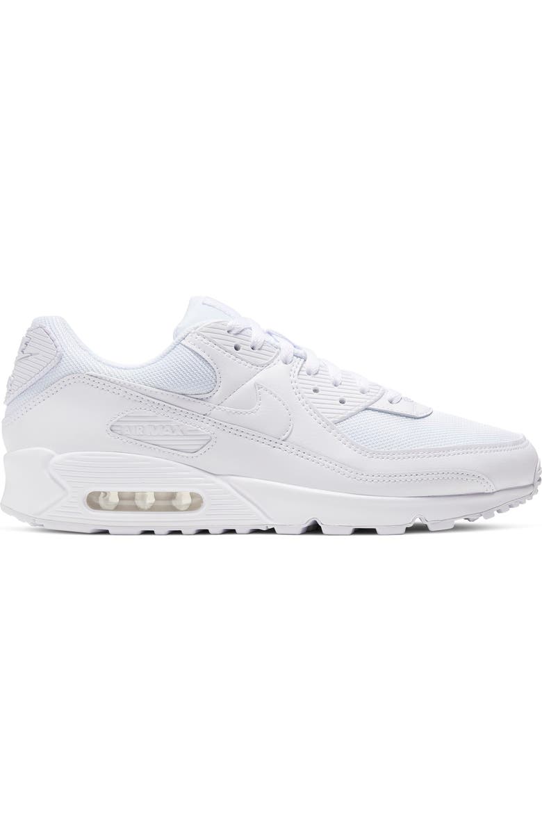 Nike Air Max 90 Sneaker, Alternate, color, 100 White/White