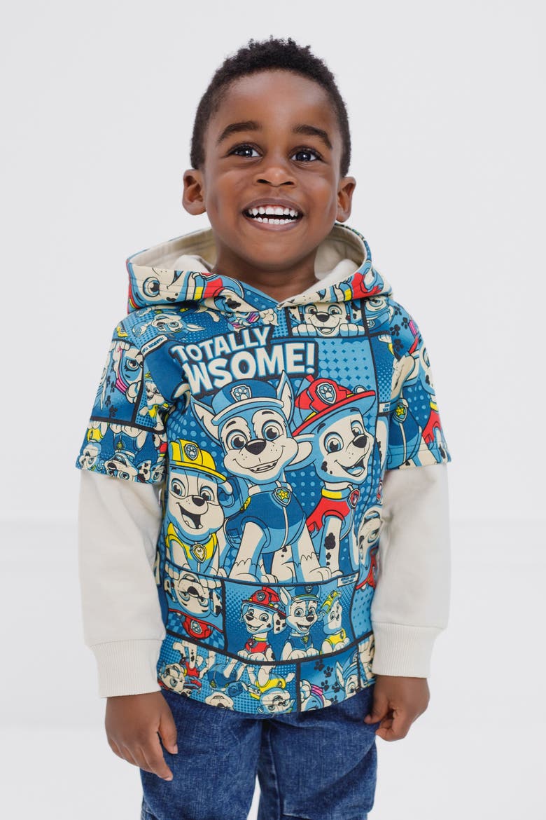 2-Piece Fleece Hoodie and Pants Set, Alternate, color, Paw Patrol Dark Blue