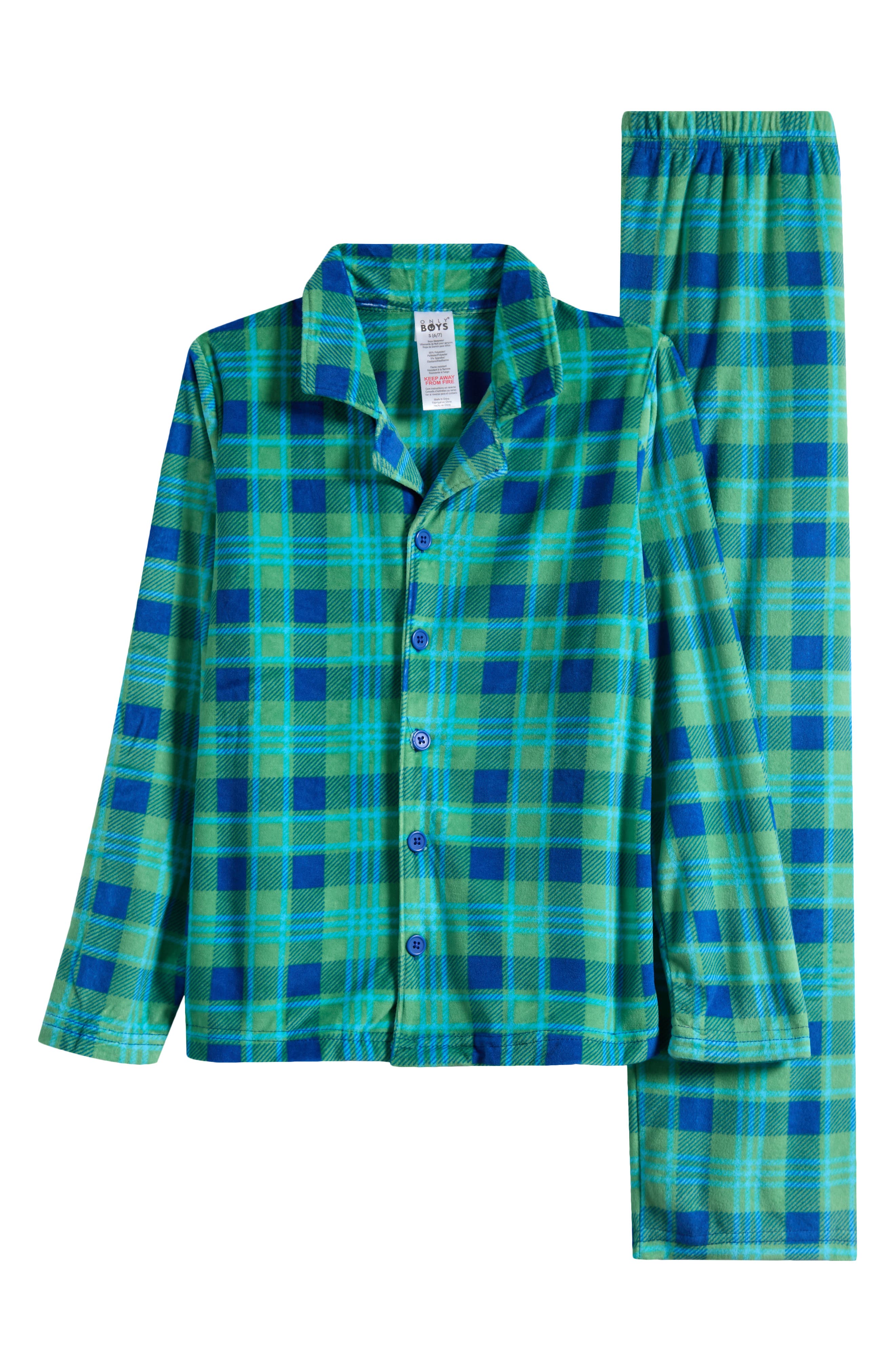 selected BLUE / GREEN PLAID